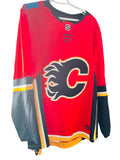 New Calgary Flames Authentic Tkachuk Adidas Jersey size 52 (L) Retails $275+