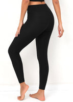 New Rosewe Fleece Thickening Black Elastic Waist Leggings Black, Sz M Retails $34+