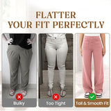 NEW Flexipants - Women's Casual High Waist Stretch Pants, Straight Leg Flexi Pants for Women Black Fits 2X/3X