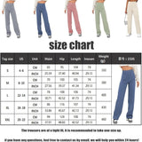 NEW Flexipants - Women's Casual High Waist Stretch Pants, Straight Leg Flexi Pants for Women Black Fits 2X/3X