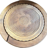 New Unique Handmade Wood Carving Fruit Plate/Bowl/Basket, Wooden Fruit Basket, Foldable Bamboo Dried Fruit Basket, (One Grid) Retails $72+
