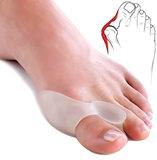 NEW 2PCS Silicone Gel Thumb Corrector Bunion Foot Toe Hallux Valgus Protector Separator Finger Straightener Adjuster Foot Care Tool