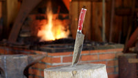 New in package! HISTORY - Forged in Fire - Stainless Steel Knives (2 Piece - Stainless Steel Chef and Paring Knife)