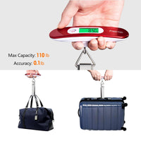 New FREETOO Luggage Scale for Suitcase Weighing, Portable Digital Weight Scale for Travel with Tare Function 110 Lb/ 50Kg Capacity (Ours is Blue)