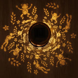 Outdoor Waterproof Frogs Patterned Garden Decor Hanging Solar Lights Metal Solar Lantern Decor