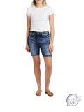 NWT Retails $64, Elyse Mid Rise Bermuda Shorts, Plus Size, Sz 14 Waist
