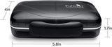 New Fullicon Travel Pill Box - Large Portable Medicine Organizer - 8 Compartments - Airtight and Moisture Proof - Black