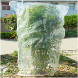 New Insect Bird Barrier Mesh, Garden Netting Barrier, Bird Netting, Netting for Plant with Drawstring, 3.5 x 4.6 FT Tomato Protective Cover, Large Potted Fruit Protectors Cover for Blueberry Bushes