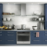 New GE Profile - 30 Inch 350 CFM Wall Mount and Chimney Range Vent in Stainless, no box was store display Retails $929+