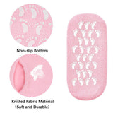 New PINK REUSABLE BLISSFUL MOISTURIZING GEL SOCKS! SELF ACTIVATING GEL! THESE WORK WELL TO REMOVE CRACKS FROM YOUR HEELS & SOFTEN YOUR FEET!