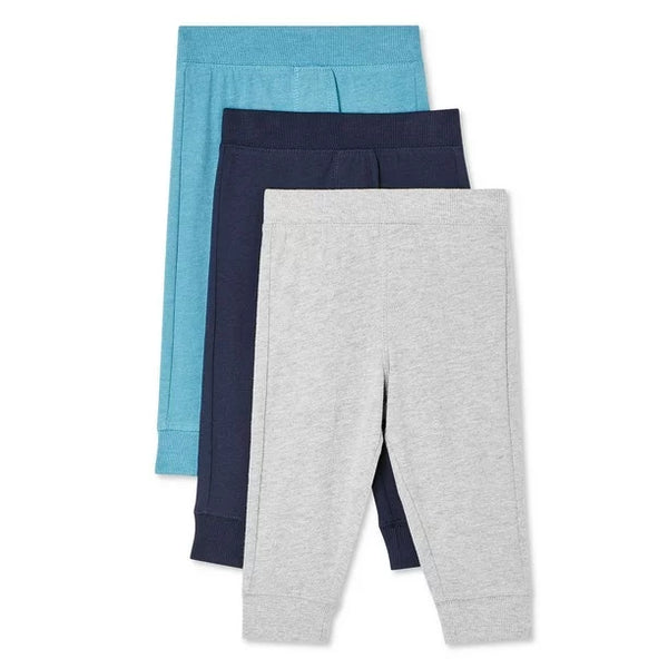 New with tags! George Baby Boys' Jogger 3-Pack, Sz 6-12 Months!