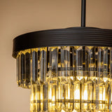 NEW Wayfair Rosdorf Park 3-Light 13" Glam Tier Chandelier With Crystal Accents Retails $267+