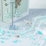 New sealed Round Glass Beads for Jewelry Making, 24 Color 8mm Glass Crystal Beads Friendship Bracelets Making Kit for DIY Earrings Necklaces Rings