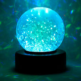New Battery Operated Colour Changing Glitter Globe Accent Light Ball