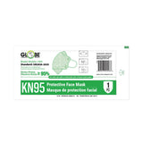 New in box! Globe KN95 Formfitting Mask - Adult Size / White / 1 Box of 20
