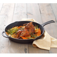 New Goodcook 12" Cast Iron Skillet! Pre seasoned, even heating, oven safe!