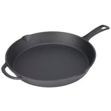 New Goodcook 12" Cast Iron Skillet! Pre seasoned, even heating, oven safe!