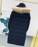 Inspired by C^anada Goose long+ Wolf fur collar jackets No.225530! 5 colours   Size XS-XXL ! Tax included