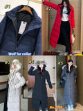 Inspired by C^anada Goose long+ Wolf fur collar jackets No.225530! 5 colours   Size XS-XXL ! Tax included