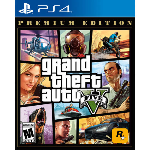 New! Case is damaged, game is perfect!  Grand Theft Auto V Premium Edition (PS4)