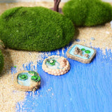 New Mini Static Grass Flocking, Four Colors Mini Applicator for Flocking Machine, ABS Applicator with Anti-Slip Handle for DIY Scenic Modelling Sand Table Modelling Craft