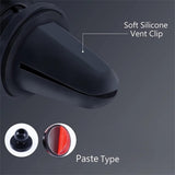 New Car Phone Gravity Holder Stand Cell Air Vent Mount Support Car 360 Rotation Auto Grip Car Accessories (Black,Universal)