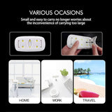 New Sun MIni GreenLife 6W LED UV Nail Lamp USB Nail Dryer with Handy Mini Size Mouse Shape for all Gel Polish Shape for Gel Based Polishes Manicure/Pedicure 2 Timing Setting 45s/60s(Pink)
