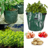 New 1 Pc 10 Gallon Potato Grow Bag, Aeration Fabric Pot Heavy Duty Thickened Plant Grow Bag Garden Vegetables Planting Bag with Access Flap and Handles for Potato Tomato Fruits Flower
