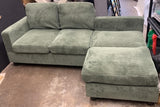 New chenille green sofa set! 2 pieces Ultra soft & cozy! This is part of a larger set but other boxes did not arrive