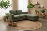New chenille green sofa set! 2 pieces Ultra soft & cozy! This is part of a larger set but other boxes did not arrive