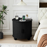 NEW Assembled, Retails $320, Wayfair End Table Latitude Run, Black! This End table is equipped with 2 AC Outlets,2 USB Ports and 4.9-foot Power Cord