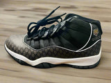 New Gucci Brown/Black Air Jordan 11 Sneaker Shoes Men's Sz 7's, Women's 9
