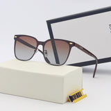 New DUPE Gu-cc-i inspired women's polarized sunglasses in Brown