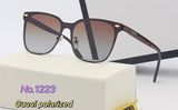 New DUPE Gu-cc-i inspired women's polarized sunglasses in Brown