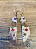 New Gypsy Craftsman Handmade Metal Drop Earrings