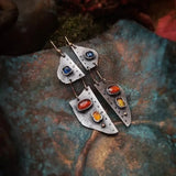 New Gypsy Craftsman Handmade Metal Drop Earrings
