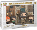 New in box! FUNKO Moments Deluxe:Harry Potter-Hagrid's Hut,Ron,Harry,Hagrid! NOTE: HAGRID'S HEAD IS BROKEN SEE PICS, MAY BE FIXABLE!