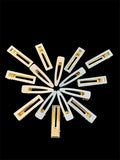 New lot of Metal & Acrylic Hair Clips, gold metal finish acrylic colour assorted! Includes 16 Hair clips, Great for Adults/Teens/Kids