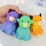 Highland cows toys No.34188 Size 8*6cm, 13 to choose from Tax included