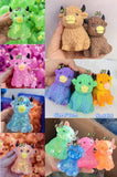Highland cows toys No.34188 Size 8*6cm, 13 to choose from Tax included
