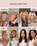 New Jumbo Heatless Hair Curlers for Long Hair Overnight Wavy Hair Curlers Blowout Rods Heatless Curls Curling Headband No Heat Hair Rollers for Long Hair Volume Blow Out Women Hair Waver Tool Scarlett Red