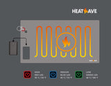 New Retails $199+ My Heatwave Black Portable Heated Throw Blanket USB Charging - 3 Heating Levels | Full Body Fast Heating & Warming | Perfect for Indoor/Outdoor Home & Travel | Size - 48” x 72”