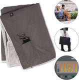 New Retails $179+ INCLUDES POWER BANK! My Heatwave Grey Heated Cozy Throw Blanket with USB Charging | Multiple Heat Settings | Full Body Fast Heating & Warming | Perfect for Indoor/Outdoor use Lightweight & Washable | Size - 48” x 60”
