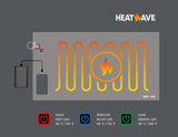 New Retails $179+ INCLUDES POWER BANK! My Heatwave Grey Heated Cozy Throw Blanket with USB Charging | Multiple Heat Settings | Full Body Fast Heating & Warming | Perfect for Indoor/Outdoor use Lightweight & Washable | Size - 48” x 60”
