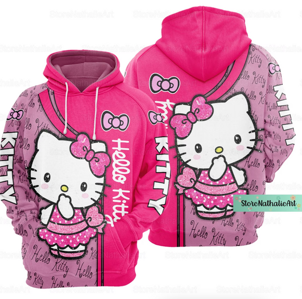 New in package! Adult Hello Kitty Hoodie Sz XL Retails $67+