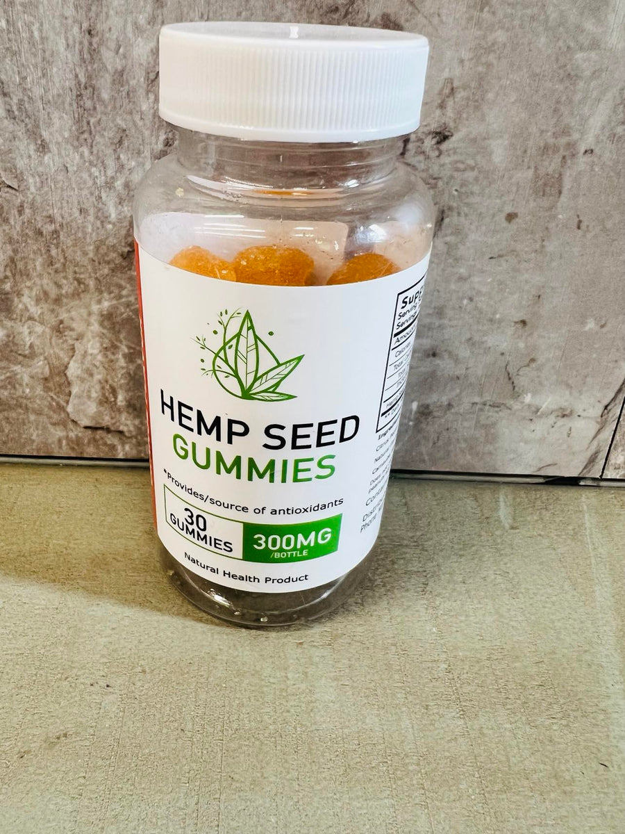 New Hemp Seed Gummies 30 Gummies, 300 MG BB:06/25 – The Warehouse ...