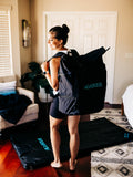 New Large HIGHERDOSE BLANKET BAG SUPER SIZED DRY BAG!! Made with recycled ocean plastic! Water Resistant! Does not include Sauna Blanket! This is quite large and can be used for hiking, boating, travel etc Retails $135+