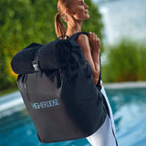 New Large HIGHERDOSE BLANKET BAG SUPER SIZED DRY BAG!! Made with recycled ocean plastic! Water Resistant! Does not include Sauna Blanket! This is quite large and can be used for hiking, boating, travel etc Retails $135+