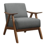 New assembled Hofstetter Upholstered Armchair By George Oliver in grey! Sturdy, Luxurious & comfortable! Has some marks on the arms from transport! Retails $412+