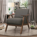 New assembled Hofstetter Upholstered Armchair By George Oliver in grey! Sturdy, Luxurious & comfortable! Has some marks on the arms from transport! Retails $412+